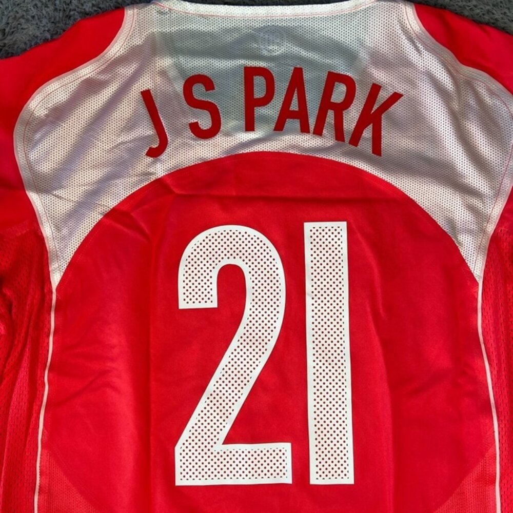 Nike Park Ji-Sung South Korea 2004 Total 90 Reissue Jersey SZ XL Men IF2943-679 - Picture 6 of 9